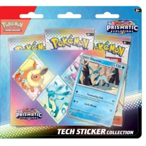 Prismatic Evolutions Tech Sticker Collection - inglés - Glaceon