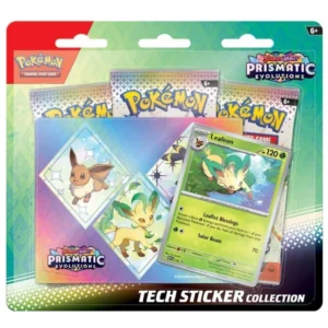 Prismatic Evolutions Tech Sticker Collection - inglés - Leafeon