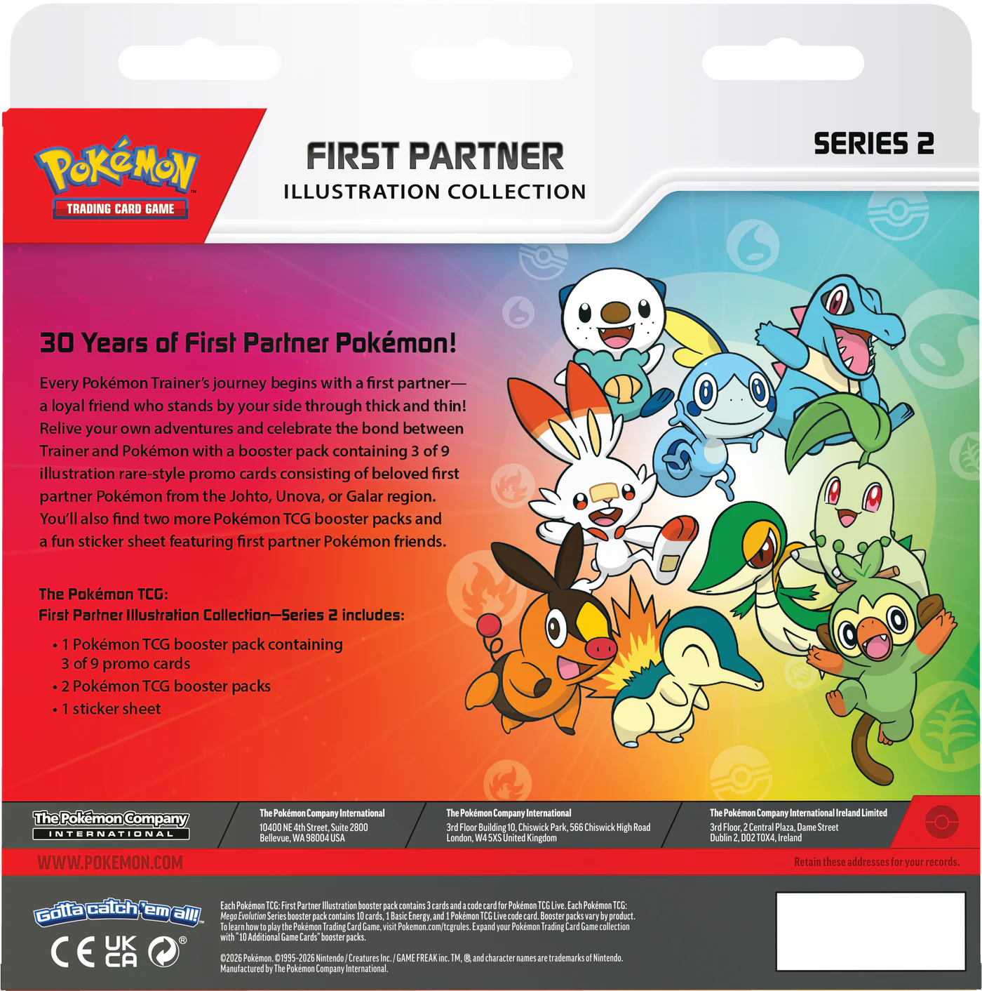 PRE VENTA 19/6 - Pokemon TCG - First Partners Illustration Collection - Series 2 - 30th Anniversary - Ingles - Image 11